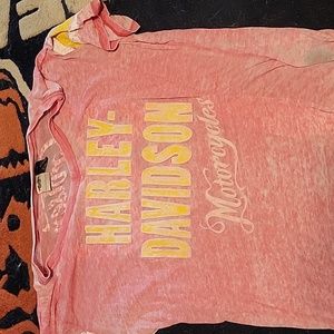 Harley-Davidson women's "Cruiser Girls" pink t-shirt